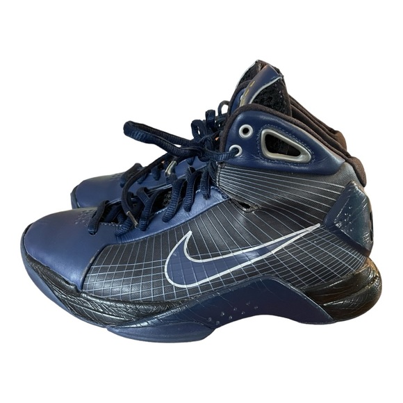 Nike Avose hyperdunk basketball shoes size : 6 Blue and Black - Picture 4 of 11